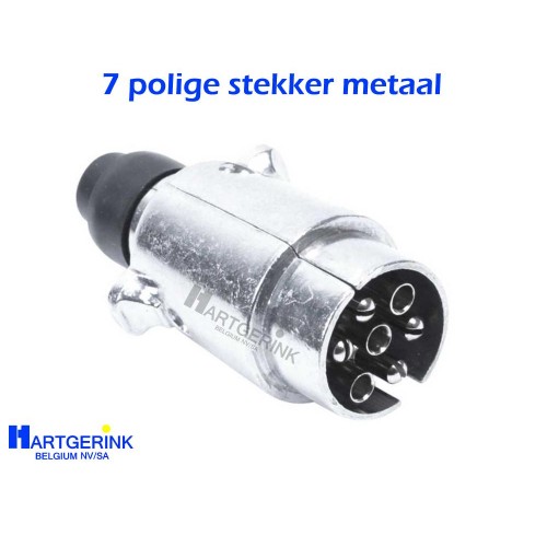 7-polige stekker metaal - 024B